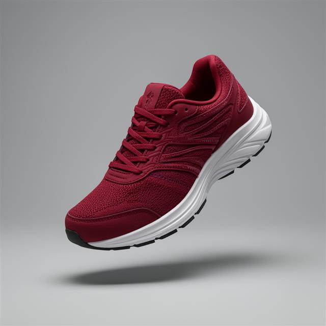 AI-enhanced product photo of a sneaker